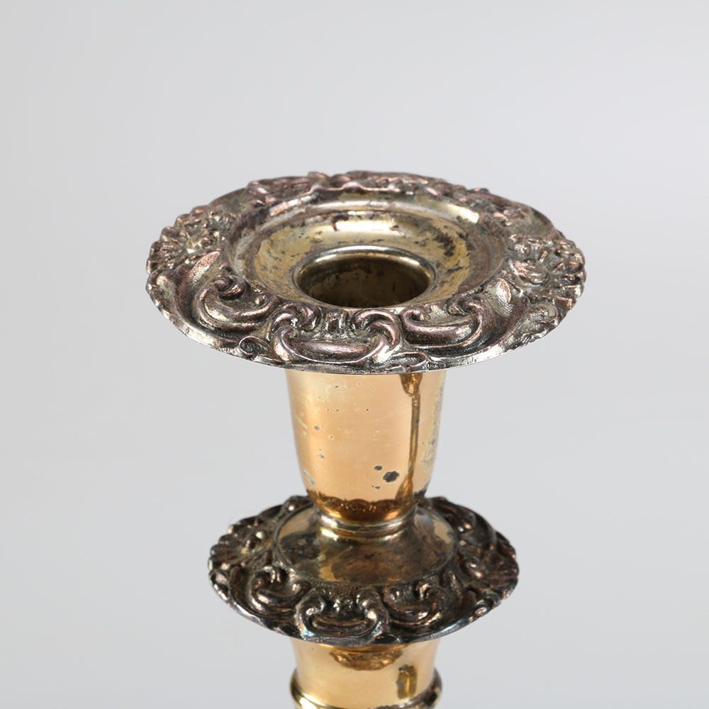 Silver Plate Candleholders