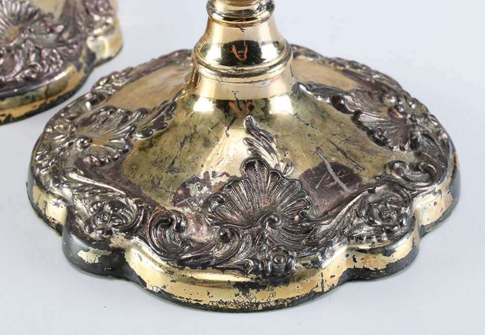 Silver Plate Candleholders