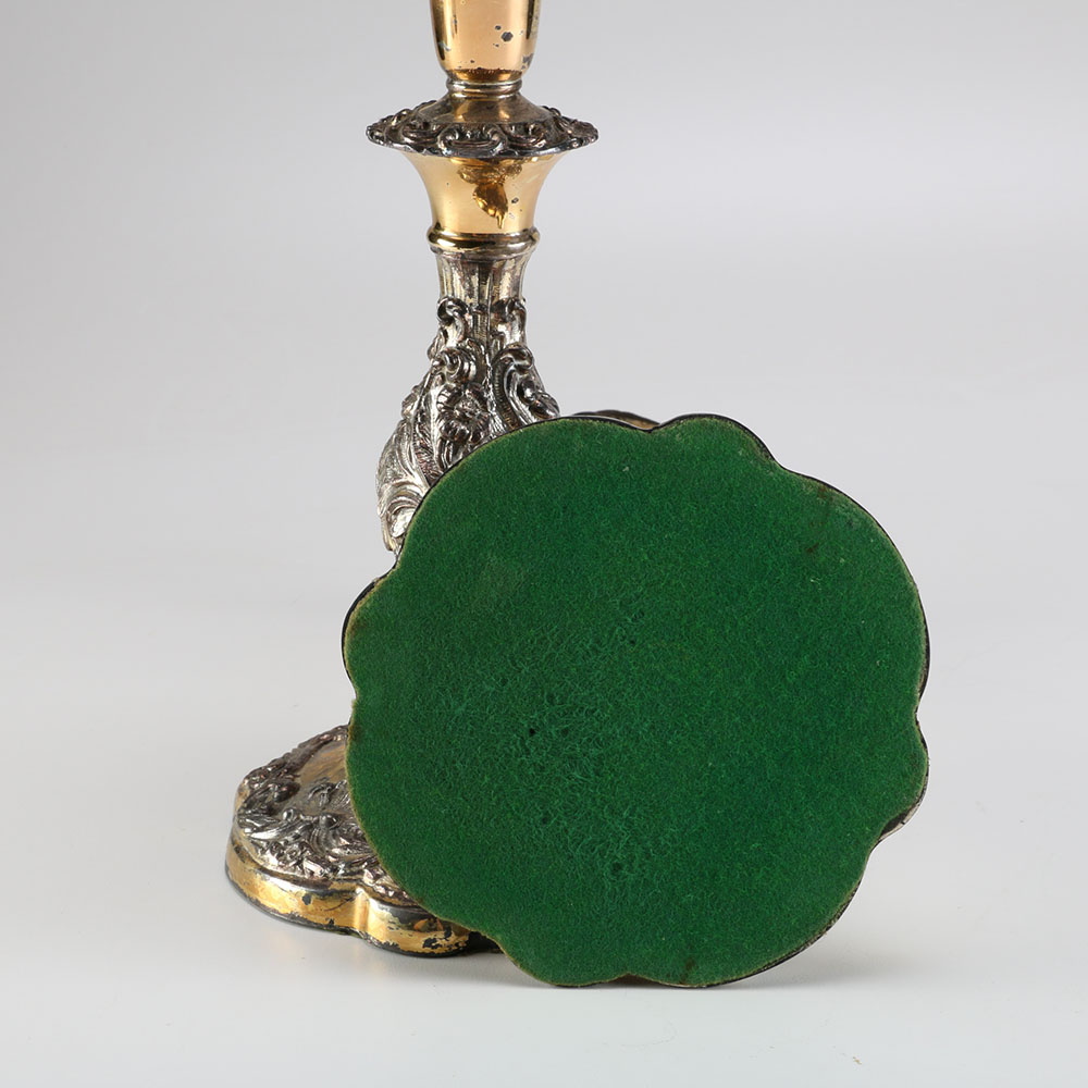 Silver Plate Candleholders