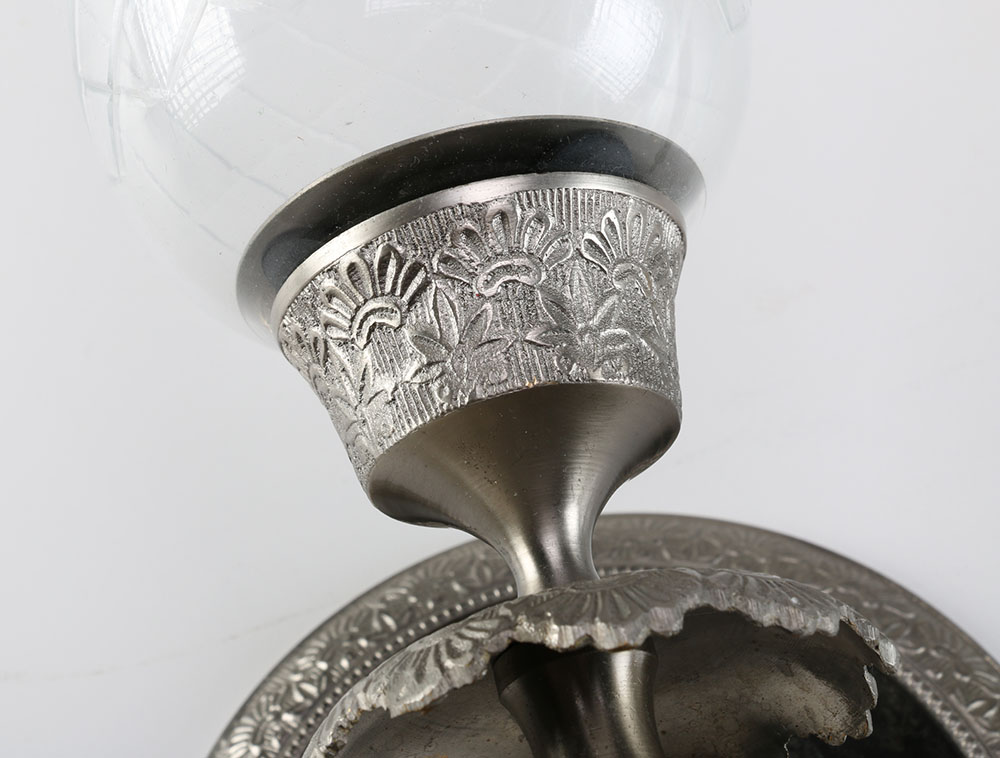 Two Torchiere Candle Sconces