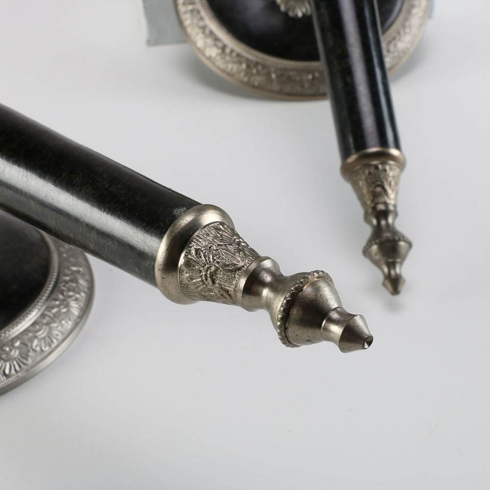 Two Torchiere Candle Sconces