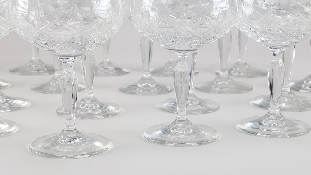 Crystal Wine and Champagne Set