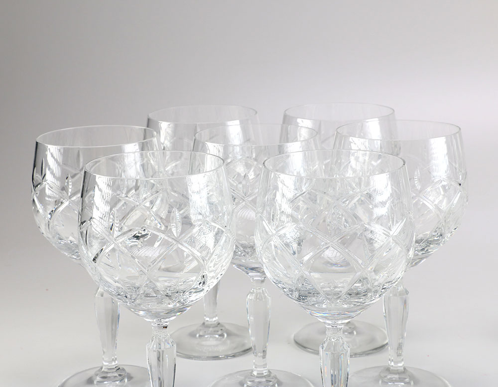 Crystal Wine and Champagne Set
