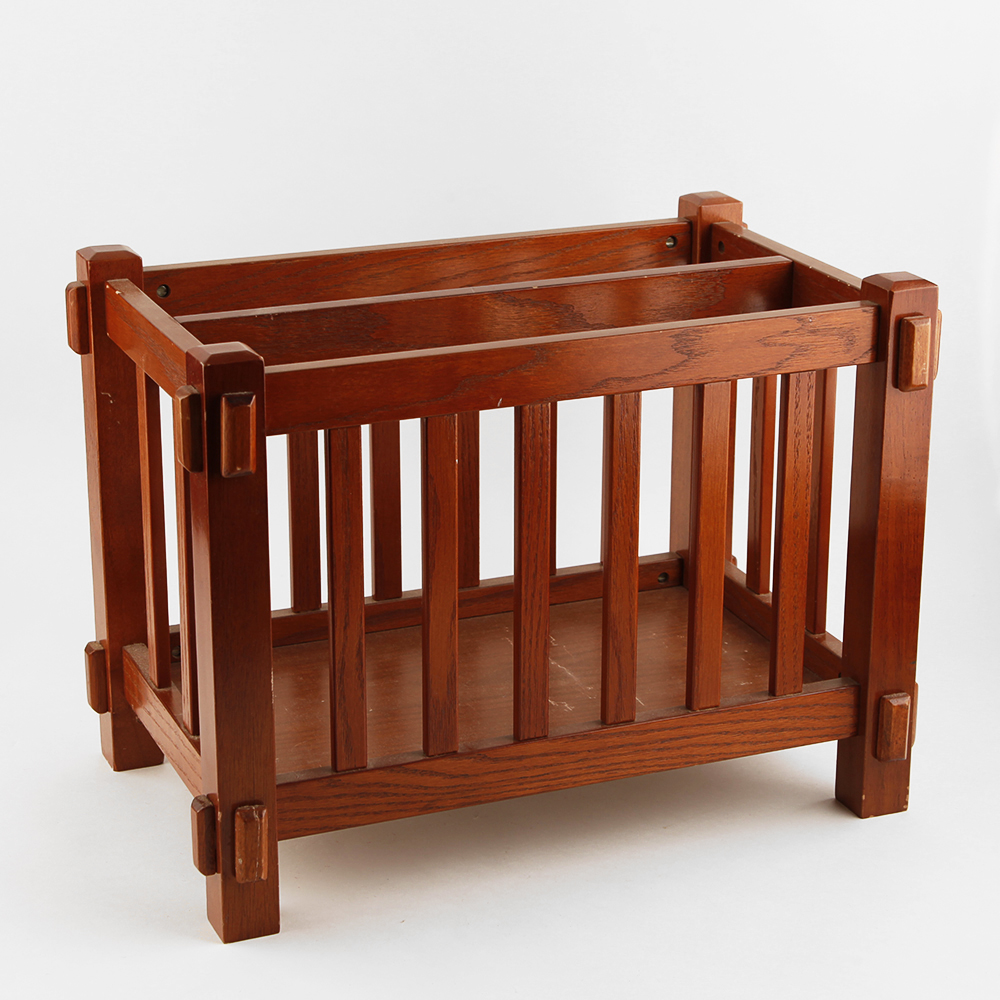 Mission Style Magazine Rack