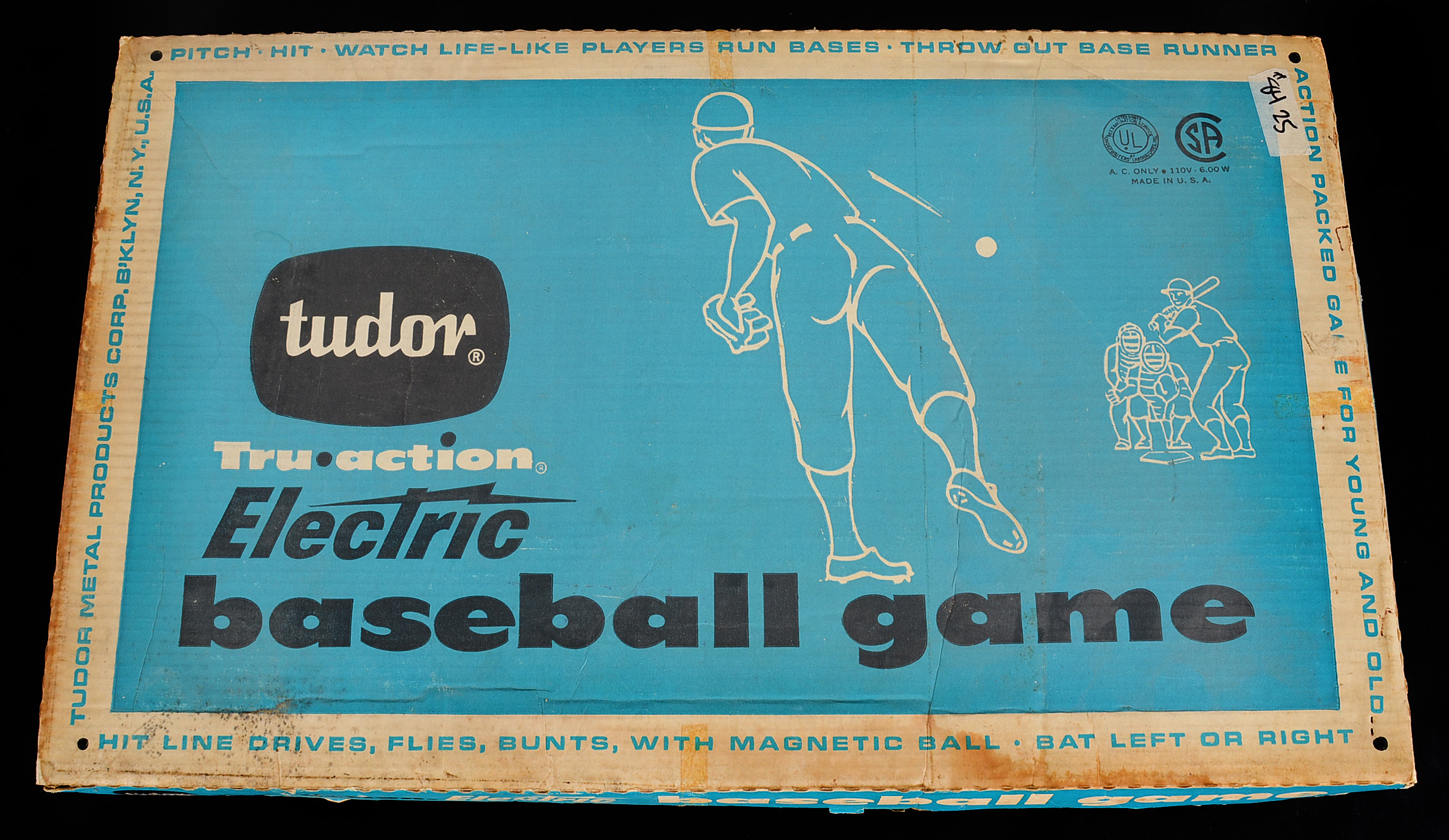 Vintage Tudor Tru-Action Electric Baseball Game