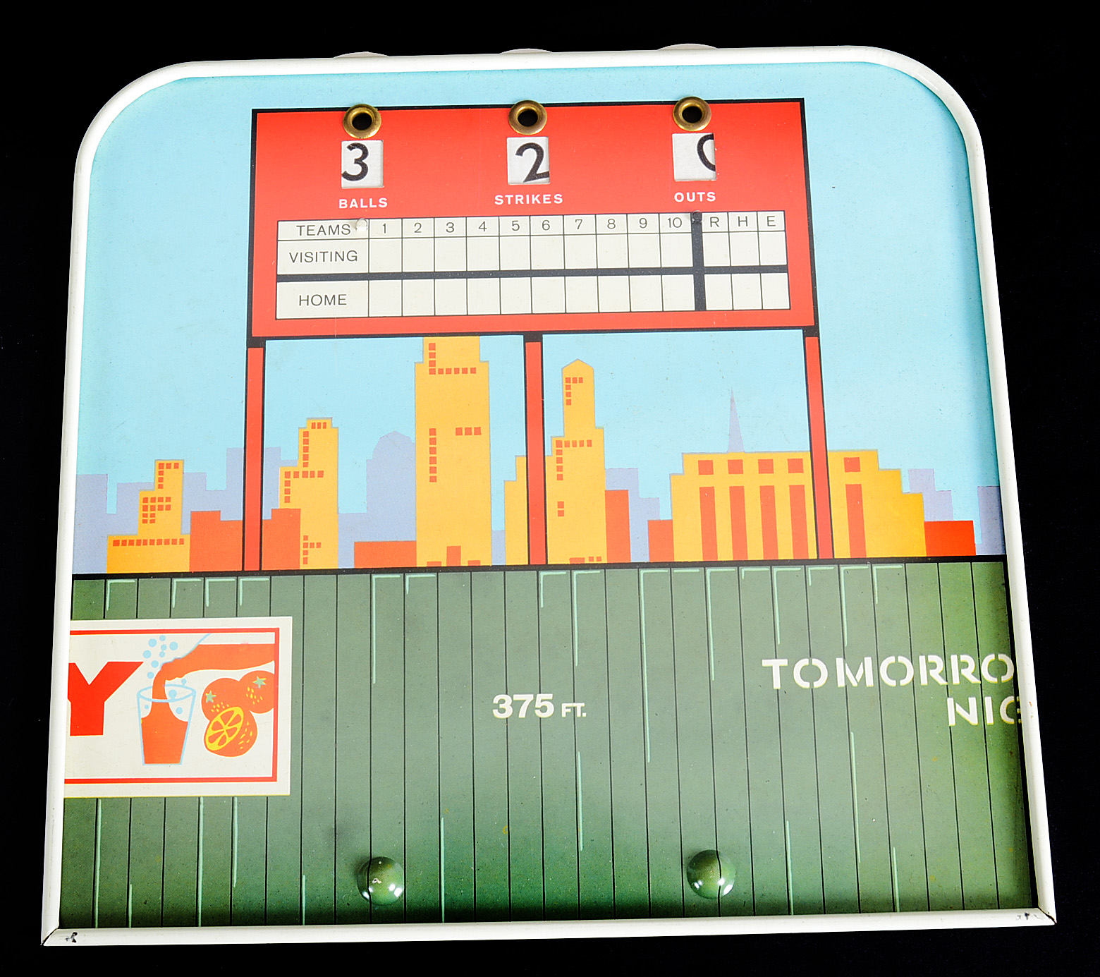 Vintage Tudor Tru-Action Electric Baseball Game