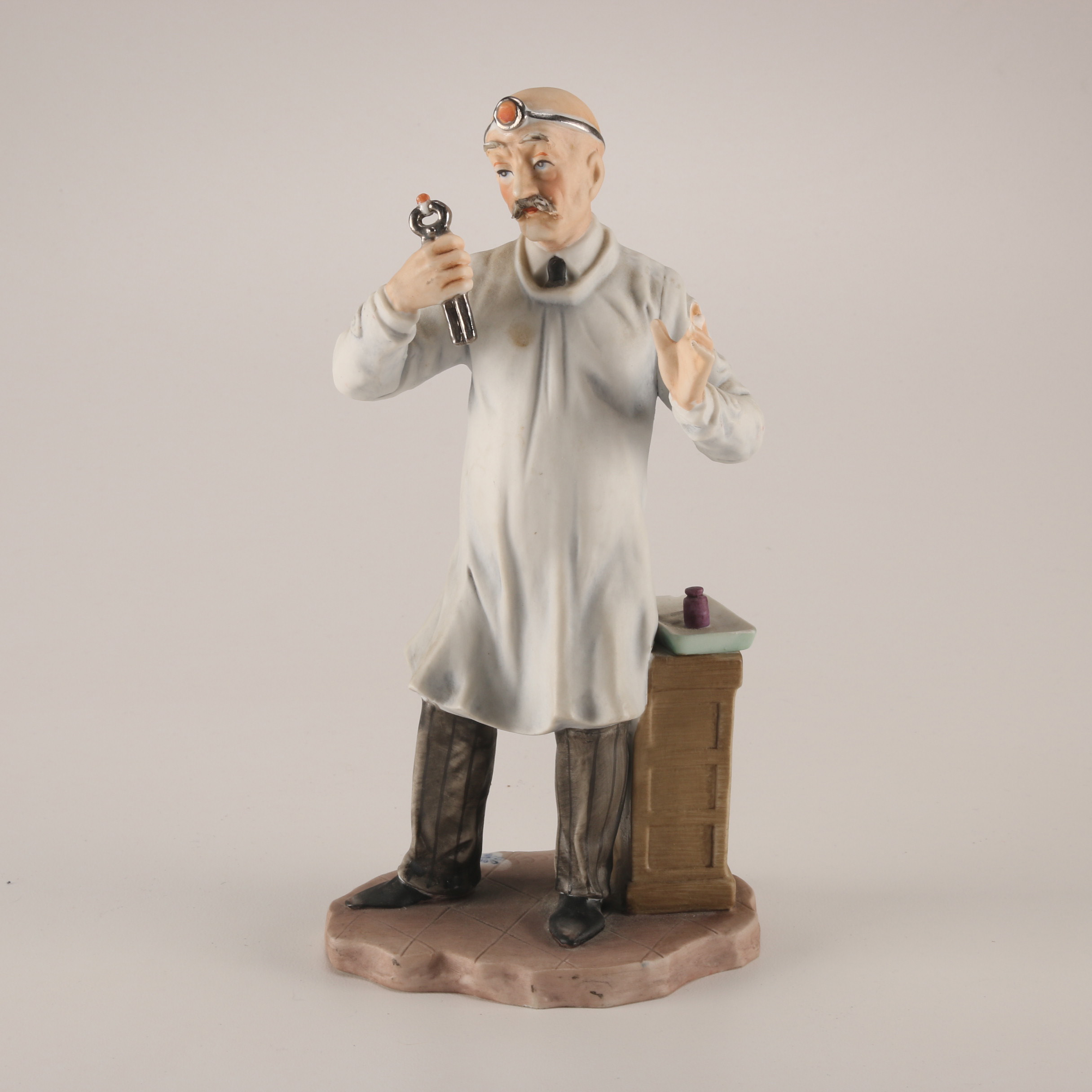 Vintage Dentist-Themed Bank and Figures