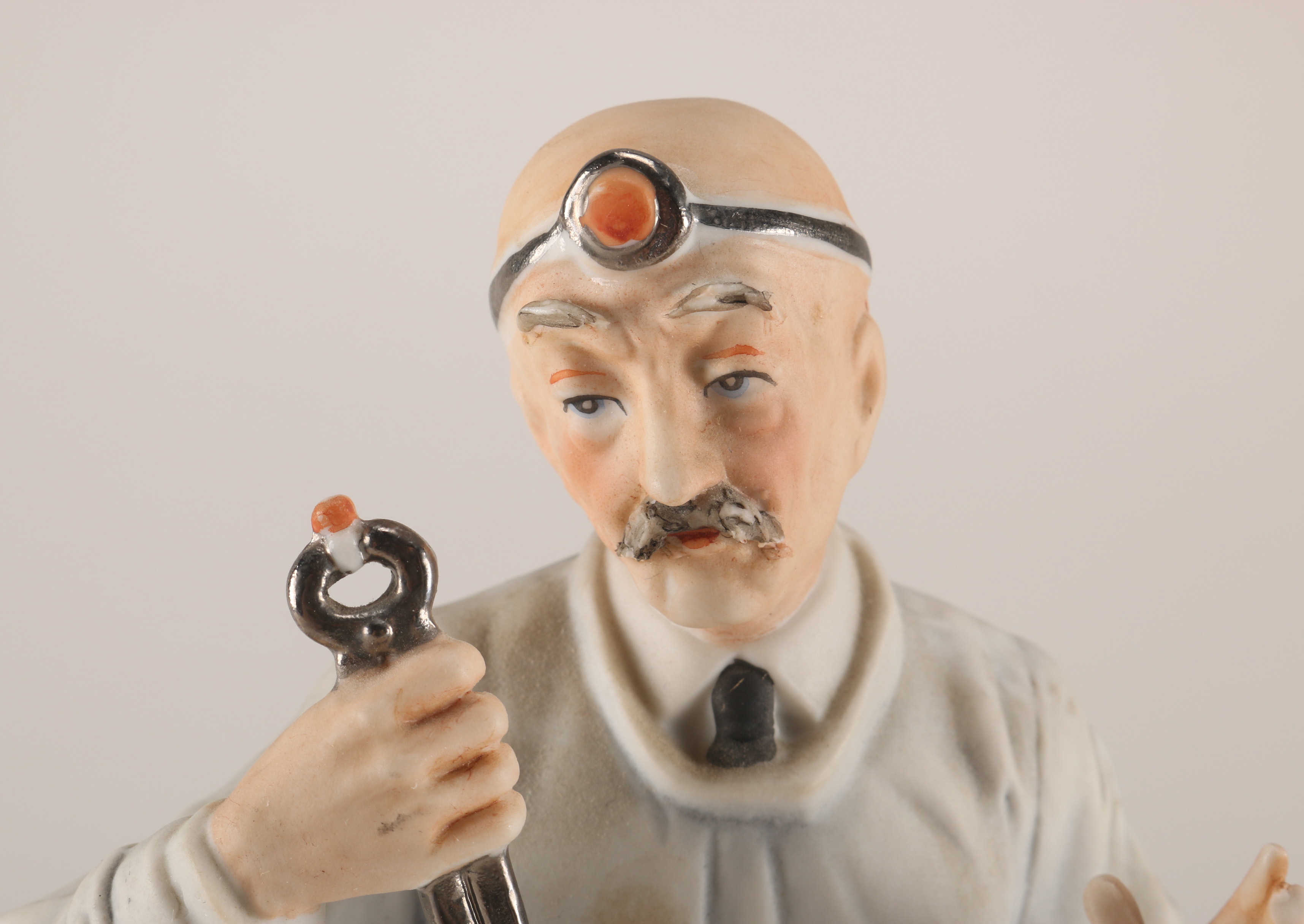 Vintage Dentist-Themed Bank and Figures