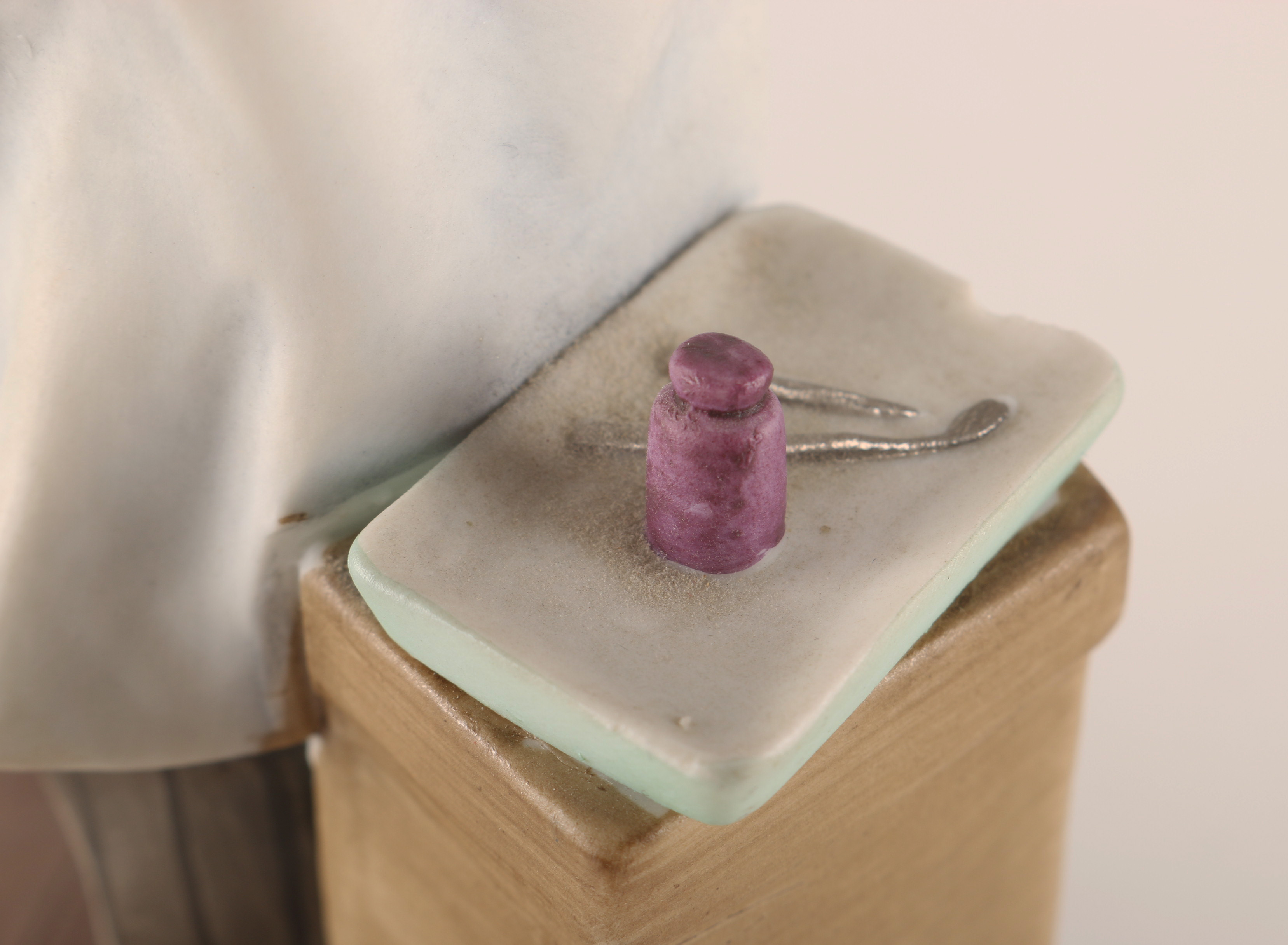 Vintage Dentist-Themed Bank and Figures