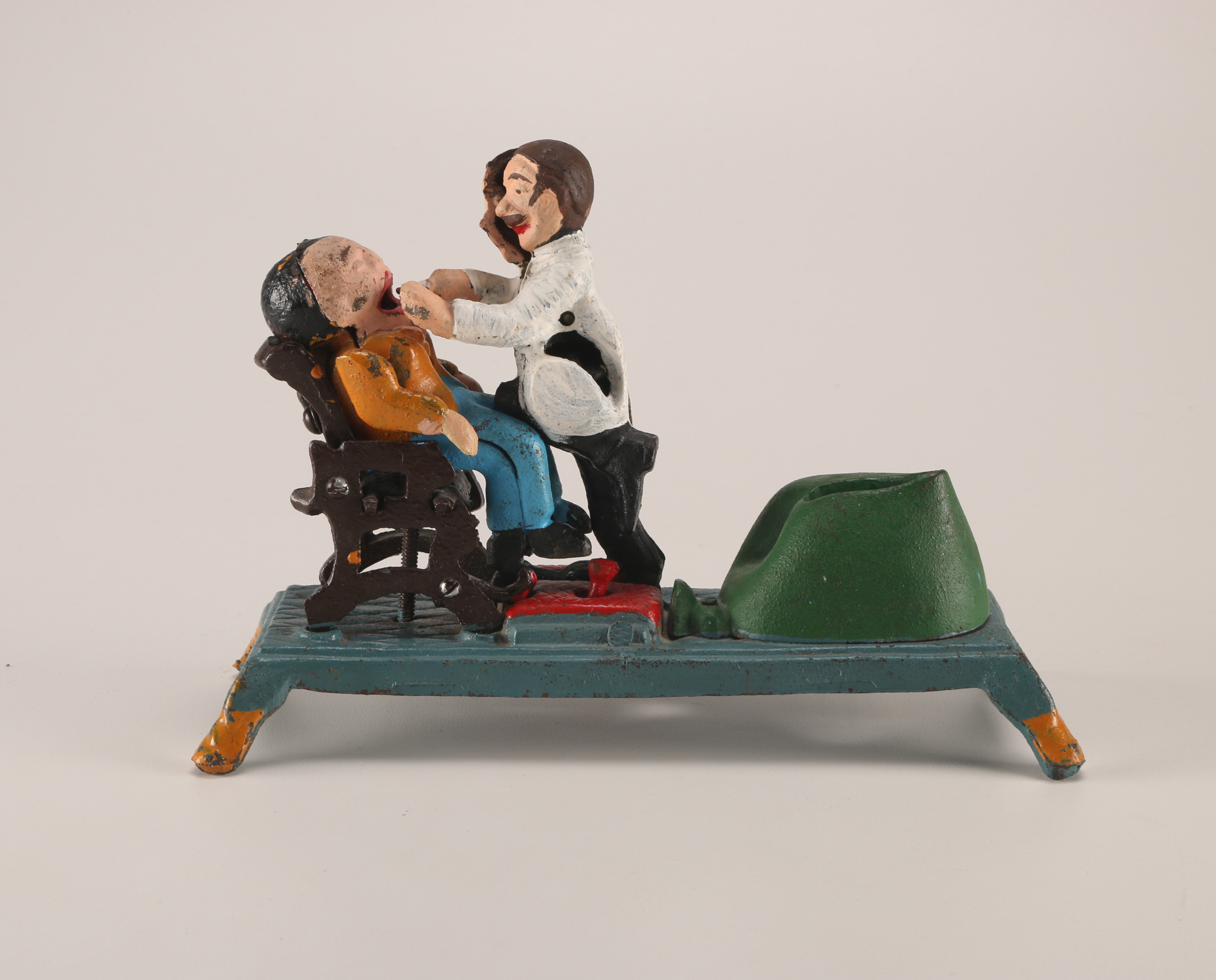 Vintage Dentist-Themed Bank and Figures