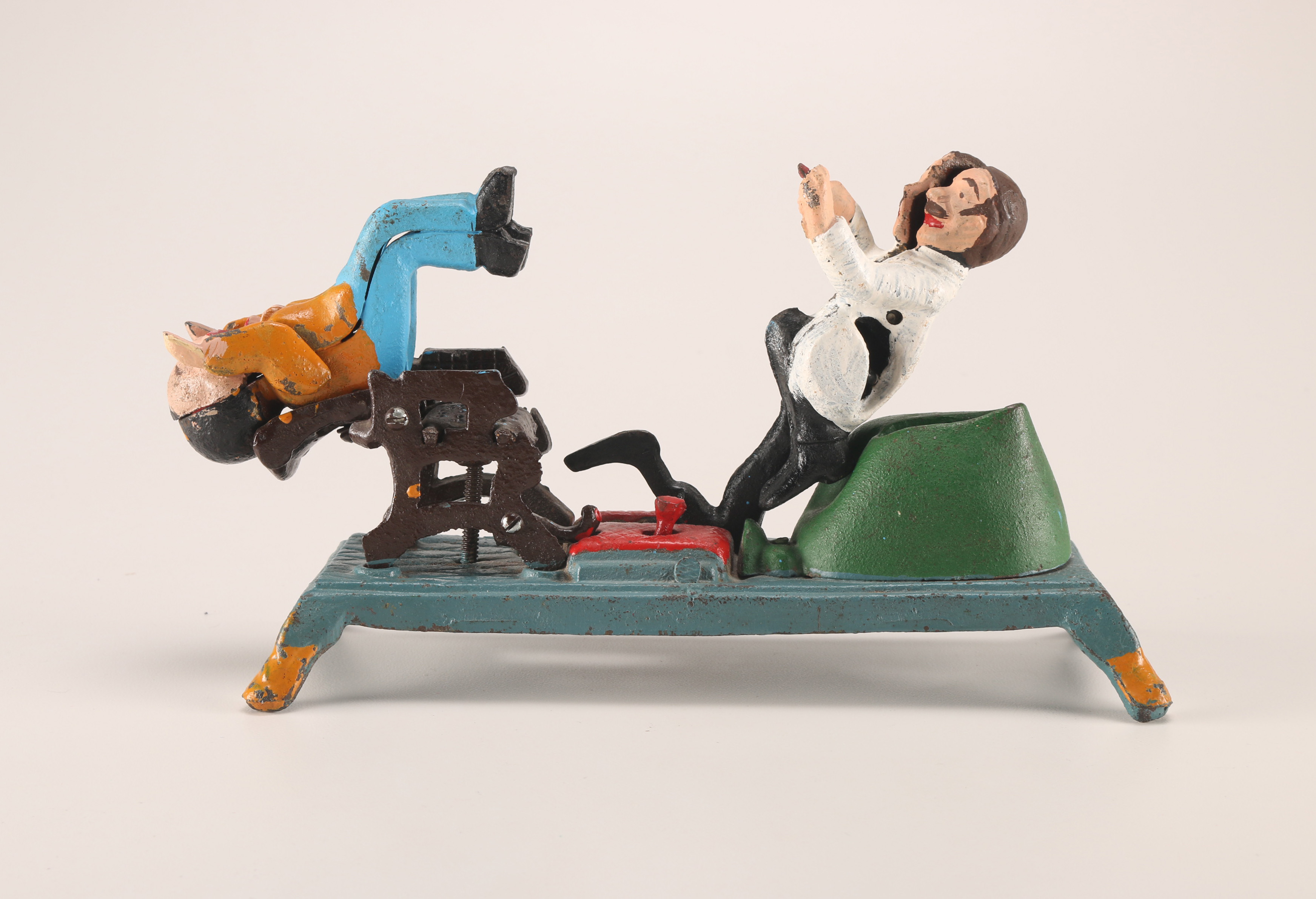 Vintage Dentist-Themed Bank and Figures