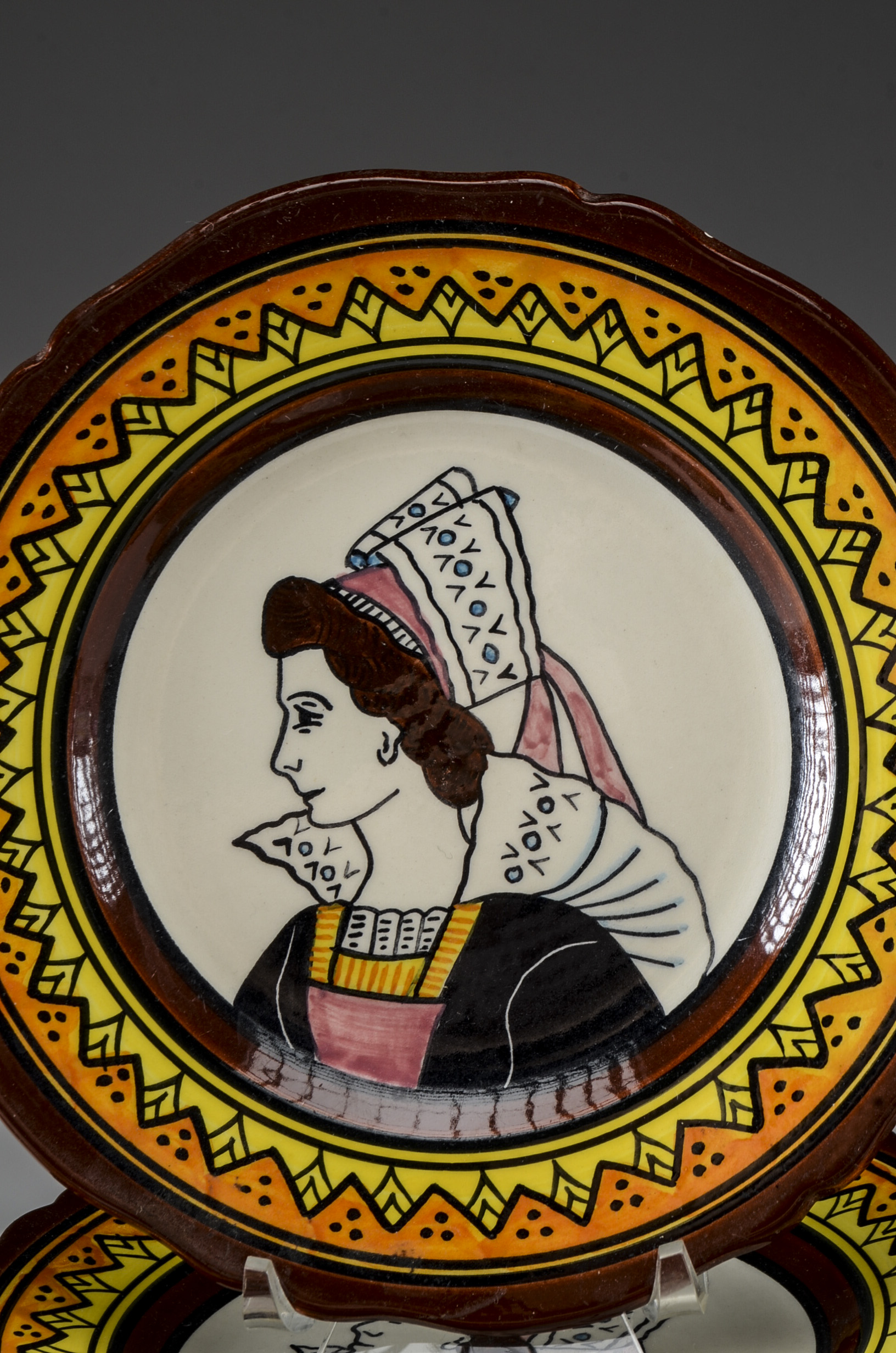 Henriot Quimper France Plate Setting Collection