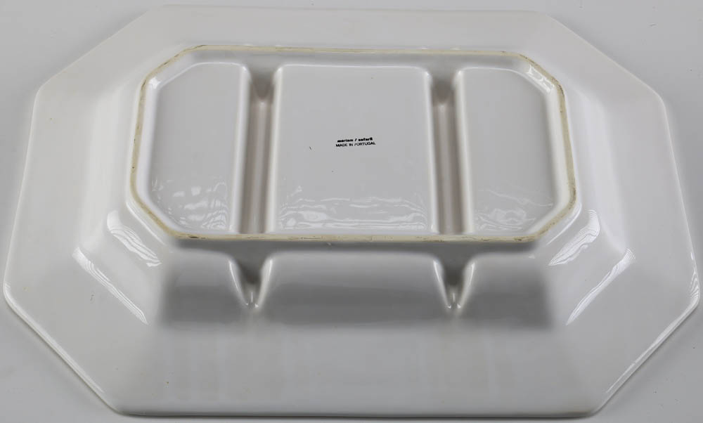 Martam Safaril White Ceramic Platters