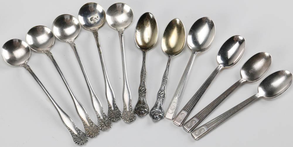 Collection of Fifty Silver Plated Flatware Pieces