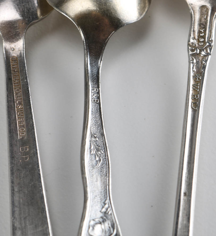 Collection of Fifty Silver Plated Flatware Pieces