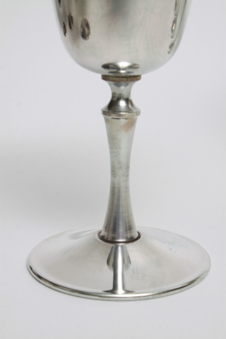 EL de Uberti Italy Silver Plate Goblets with Storage Case