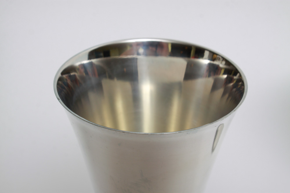 EL de Uberti Italy Silver Plate Goblets with Storage Case