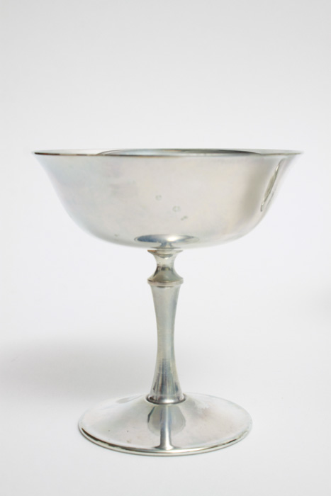 EL de Uberti Italy Silver Plate Goblets with Storage Case