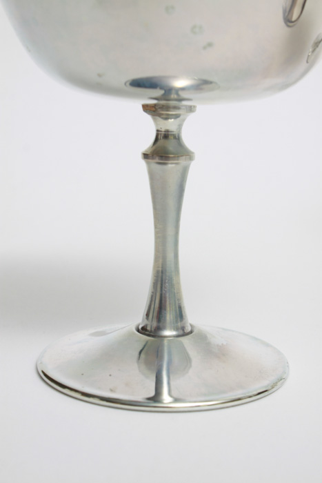 EL de Uberti Italy Silver Plate Goblets with Storage Case