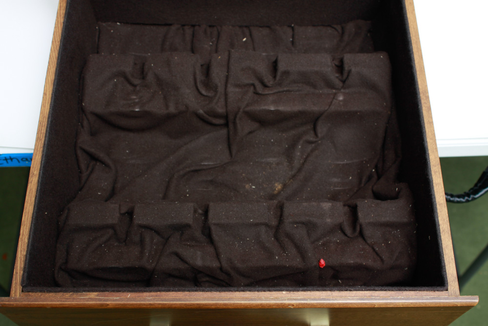 EL de Uberti Italy Silver Plate Goblets with Storage Case