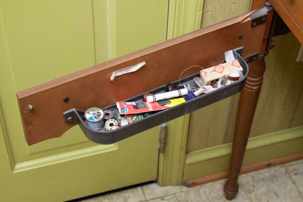 Vintage Sewing Table with Sears Kenmore Sewing Machine