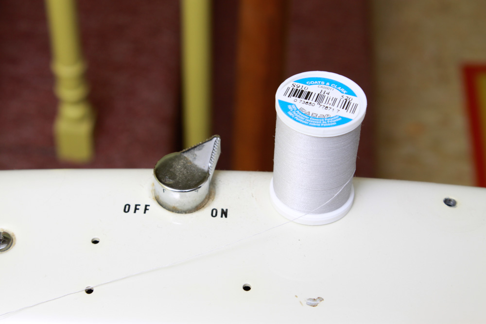 Vintage Sewing Table with Sears Kenmore Sewing Machine