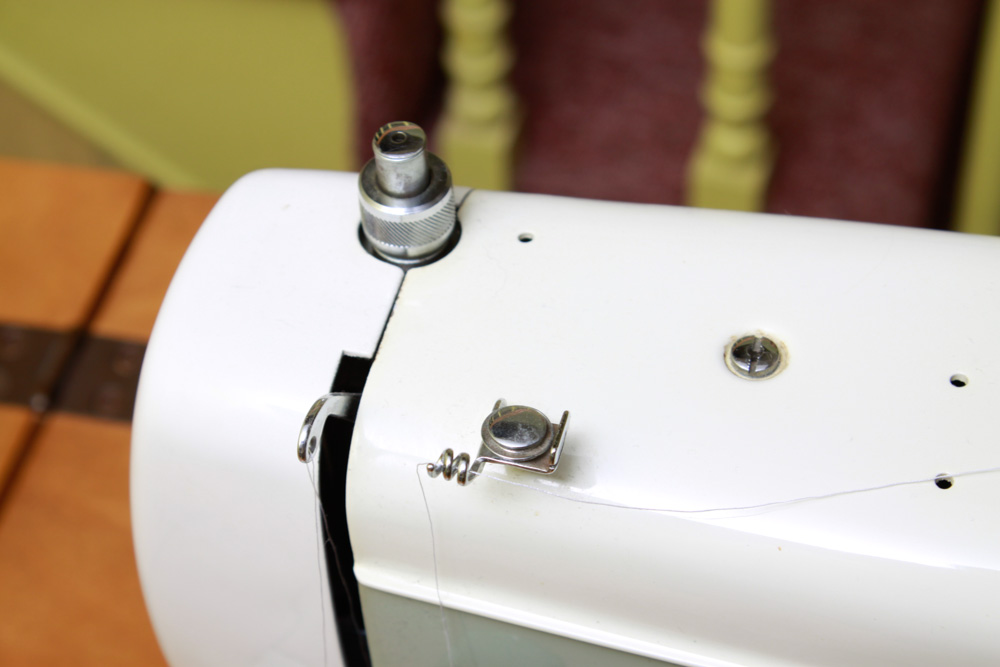 Vintage Sewing Table with Sears Kenmore Sewing Machine