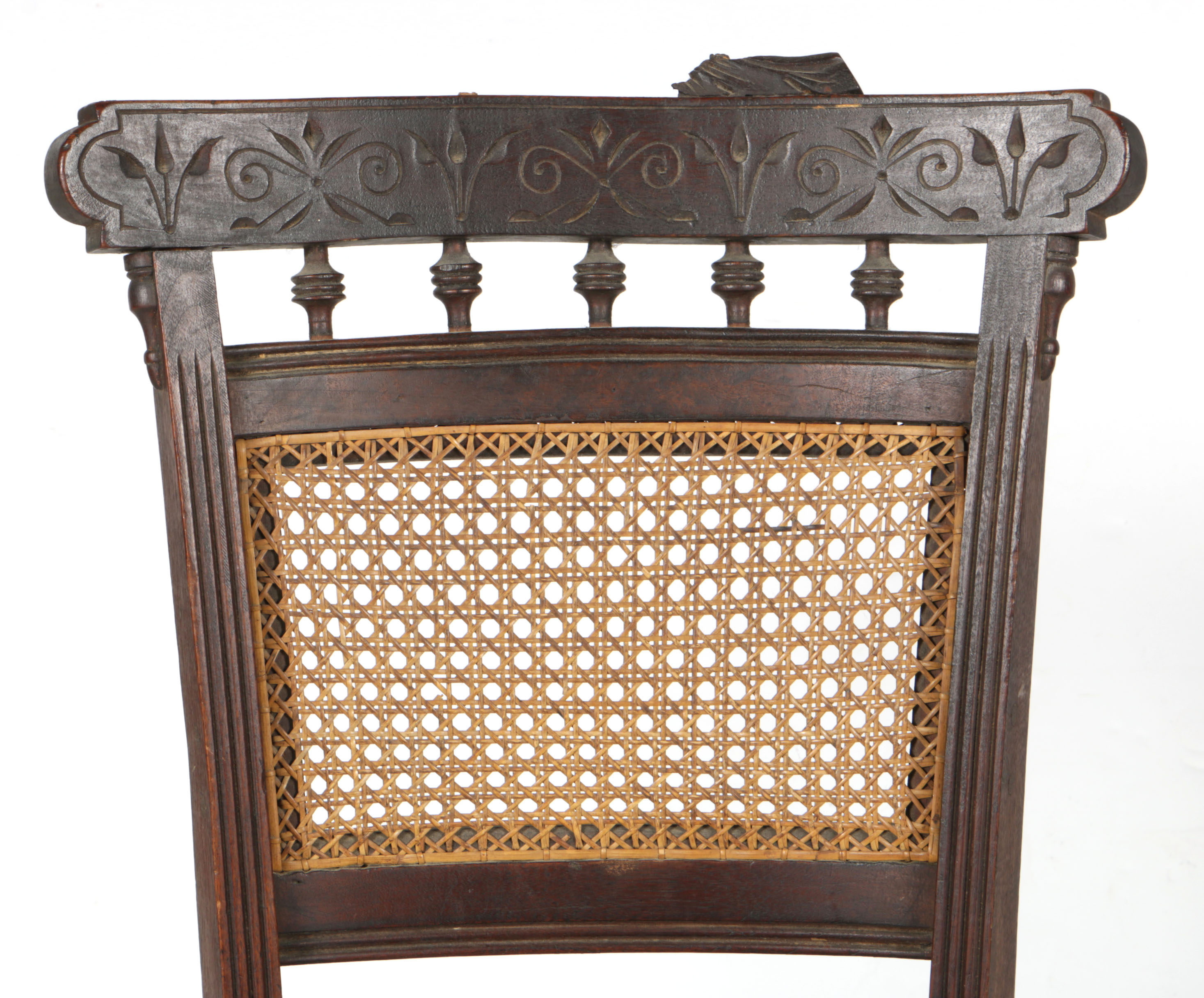 Antique Caned Chairs