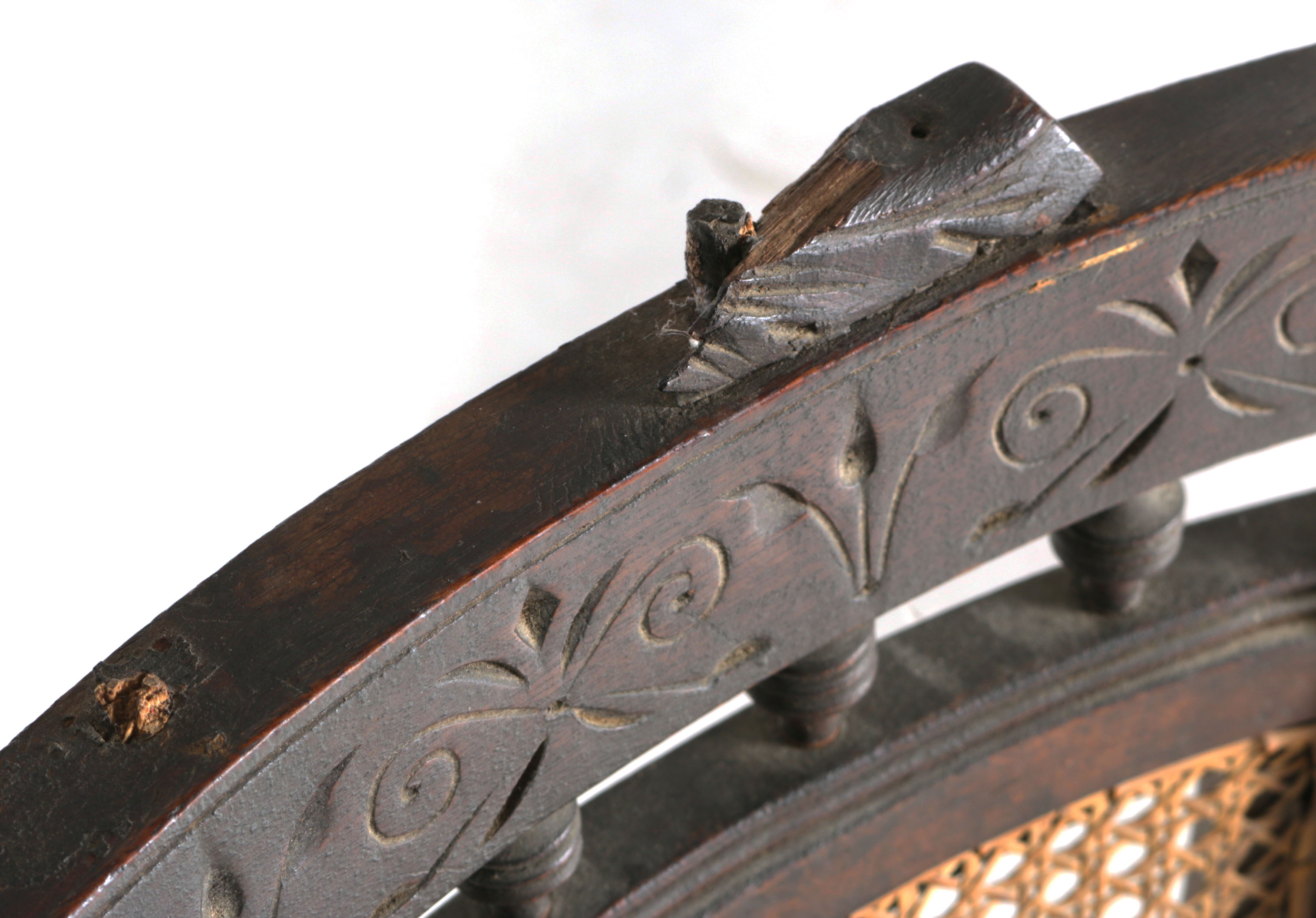 Antique Caned Chairs