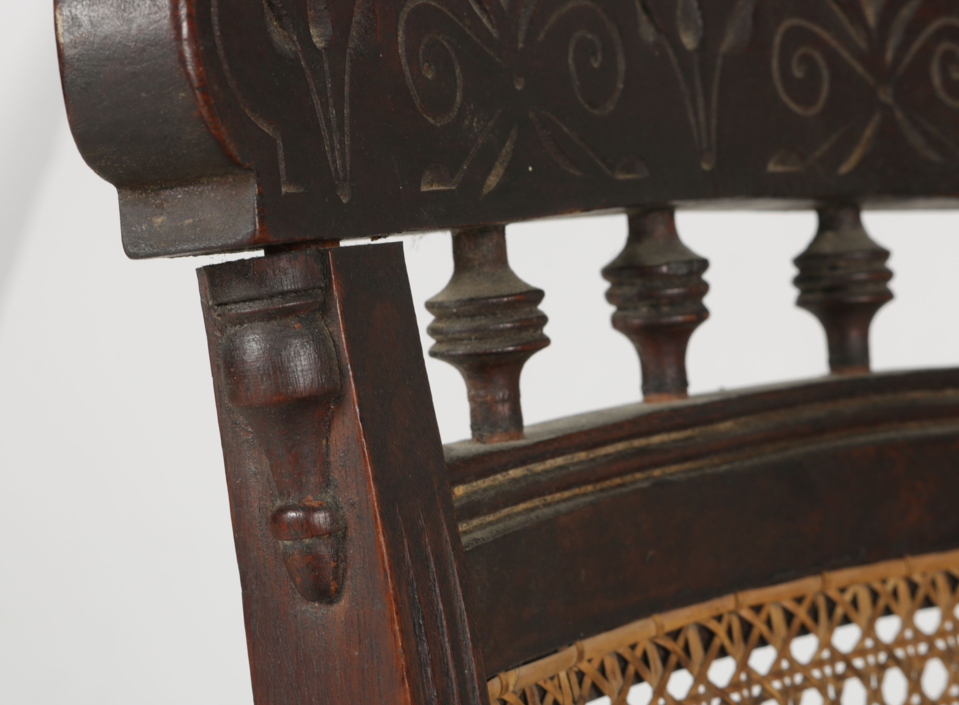 Antique Caned Chairs