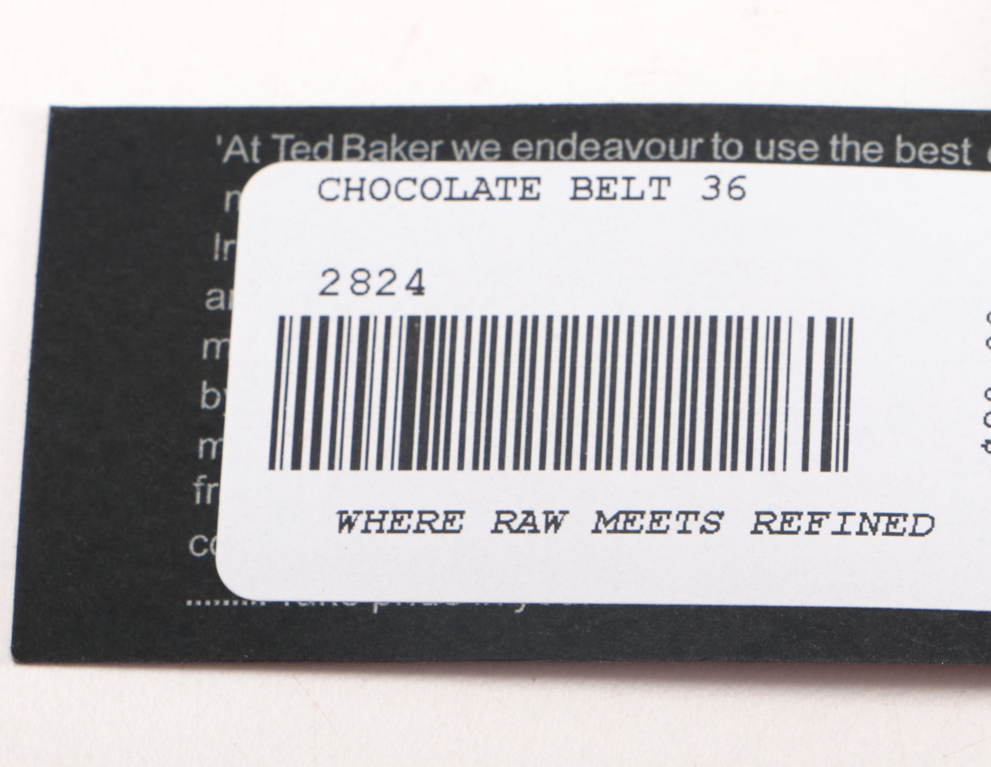 Ted Baker and John Varvatos Size 36 Belts