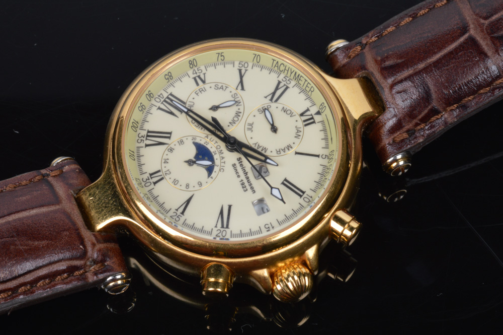 Steinhausen Men's Marquise Automatic Chronograph Watch