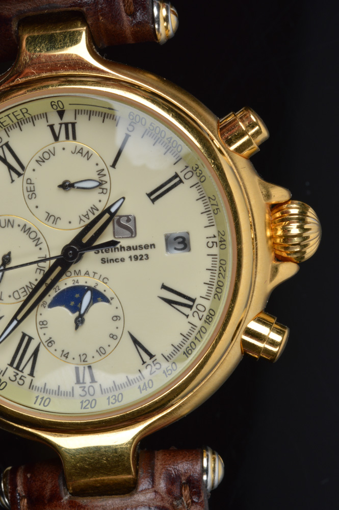 Steinhausen Men's Marquise Automatic Chronograph Watch