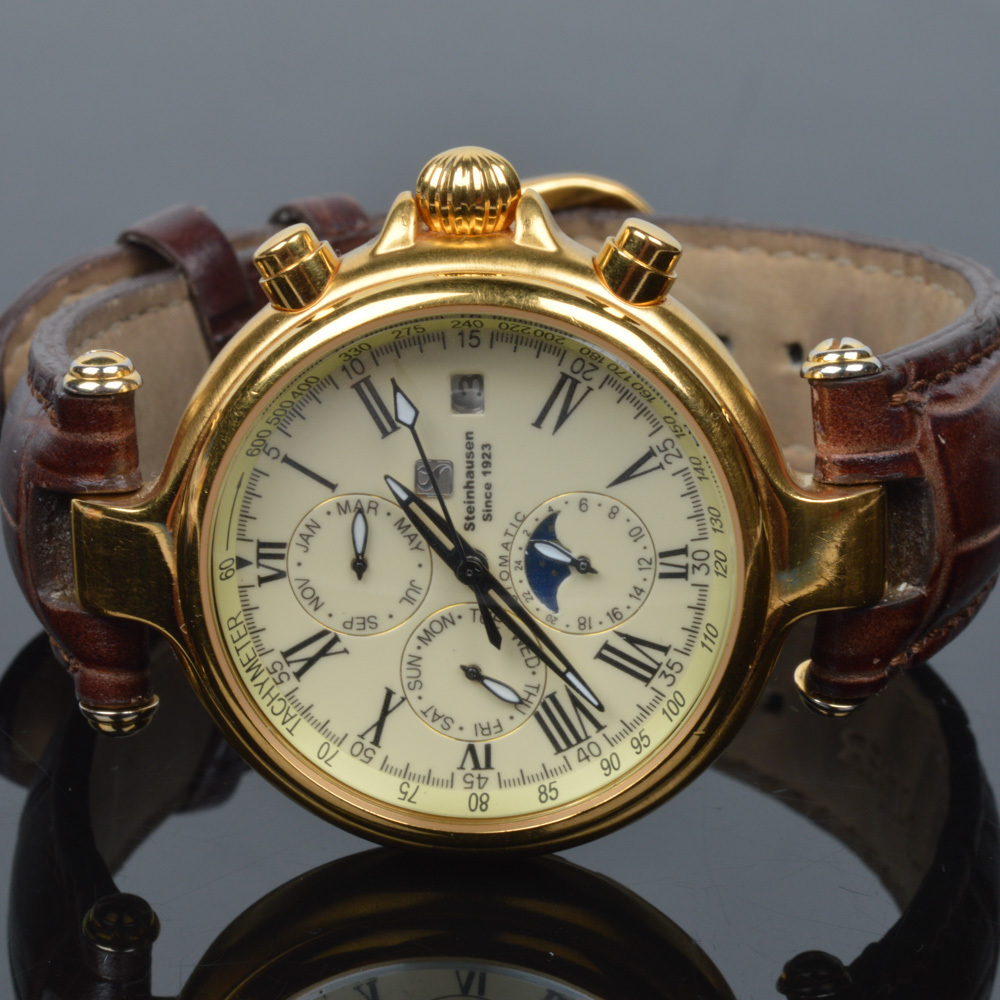 Steinhausen Men's Marquise Automatic Chronograph Watch