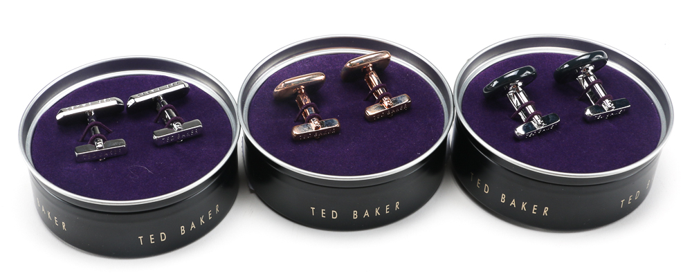 Three Pairs of Ted Baker Cuff Links