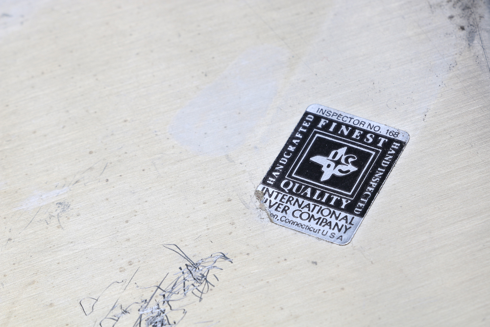 Silver Plated Tray and Pewter Tea Set