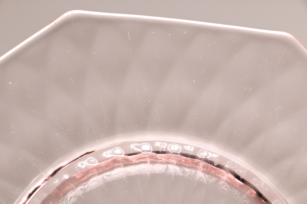 Circa 1950 Pink Depression Glass Grouping