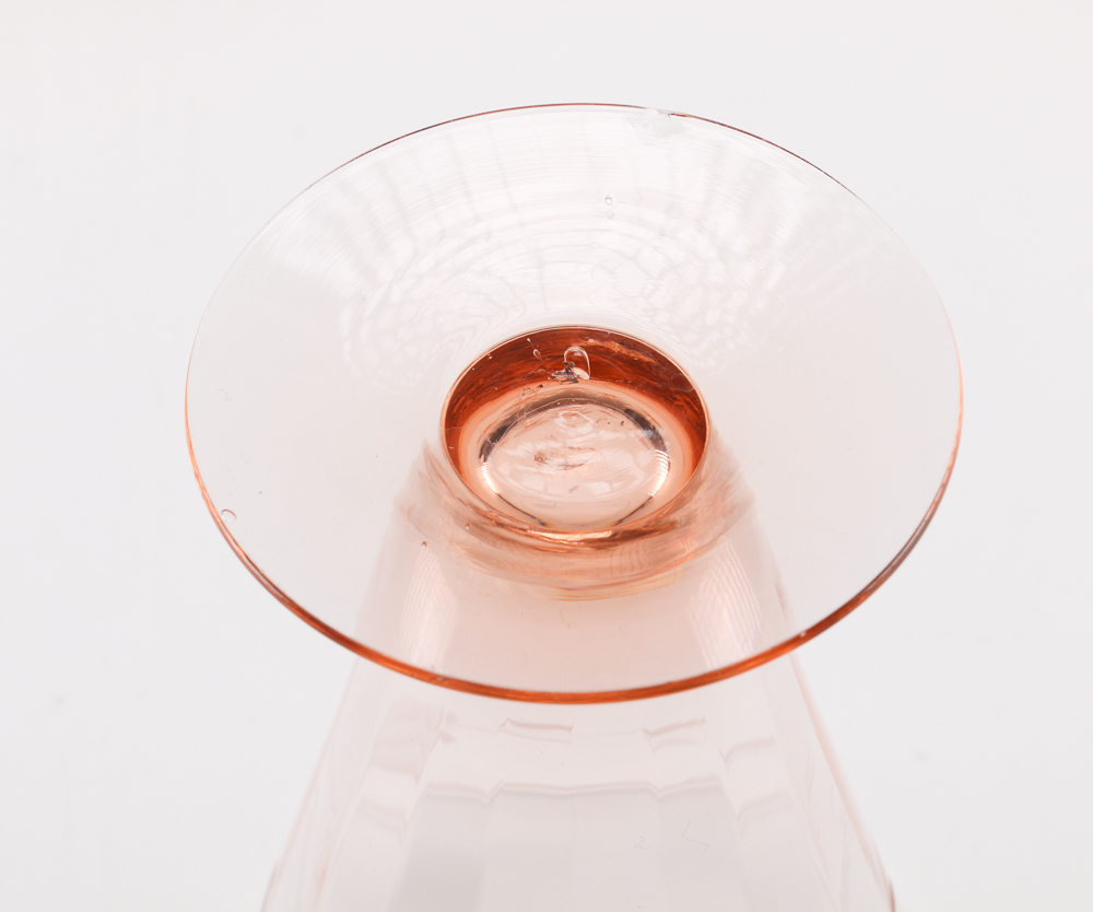 Circa 1950 Pink Depression Glass Grouping