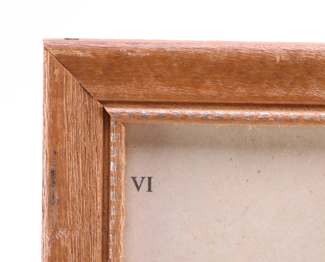 Framed Offset Lithograph after Hindu Miniature Painting 1820s