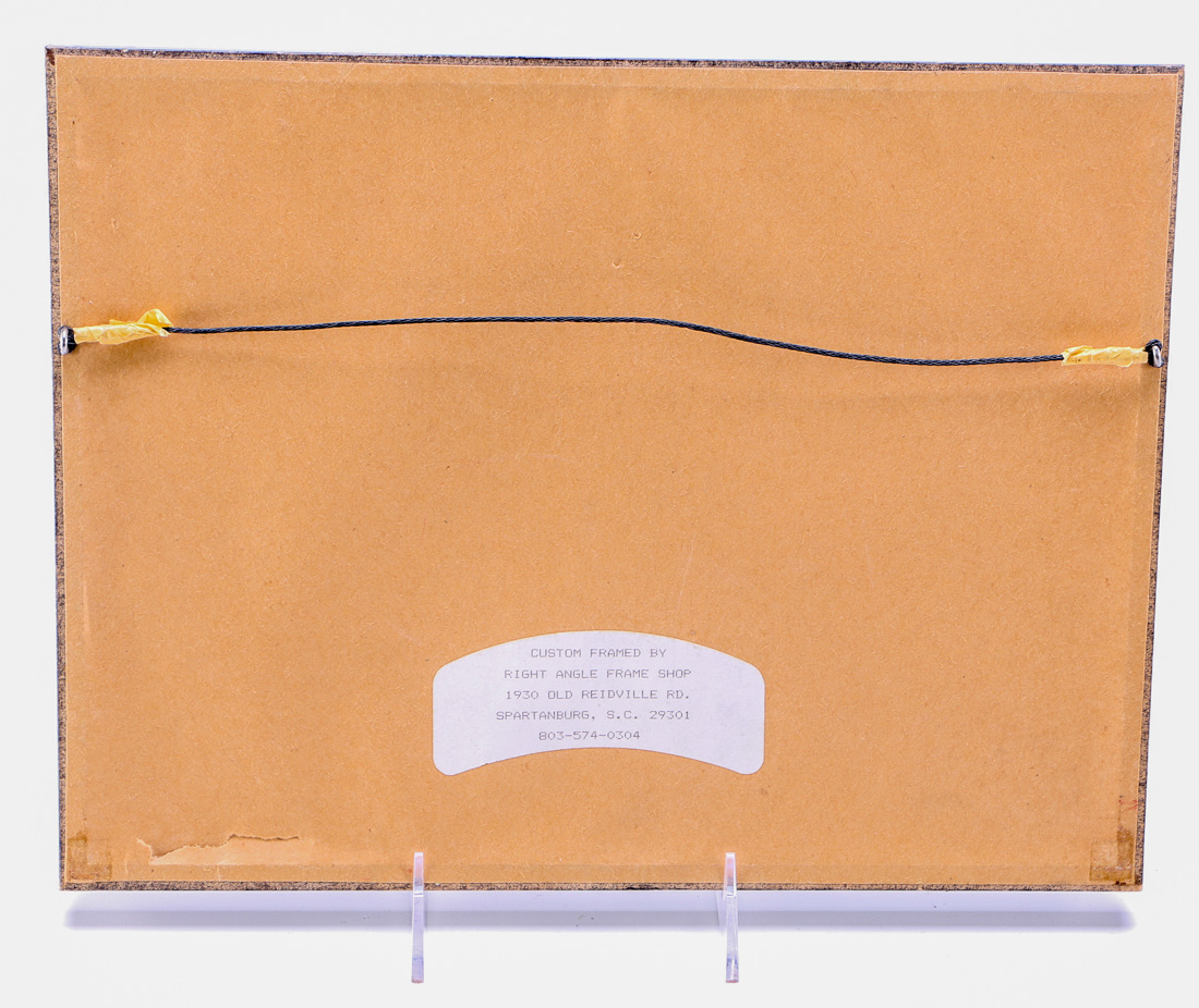 Bev Moore Framed Serigraph "Plant Forms" 1983