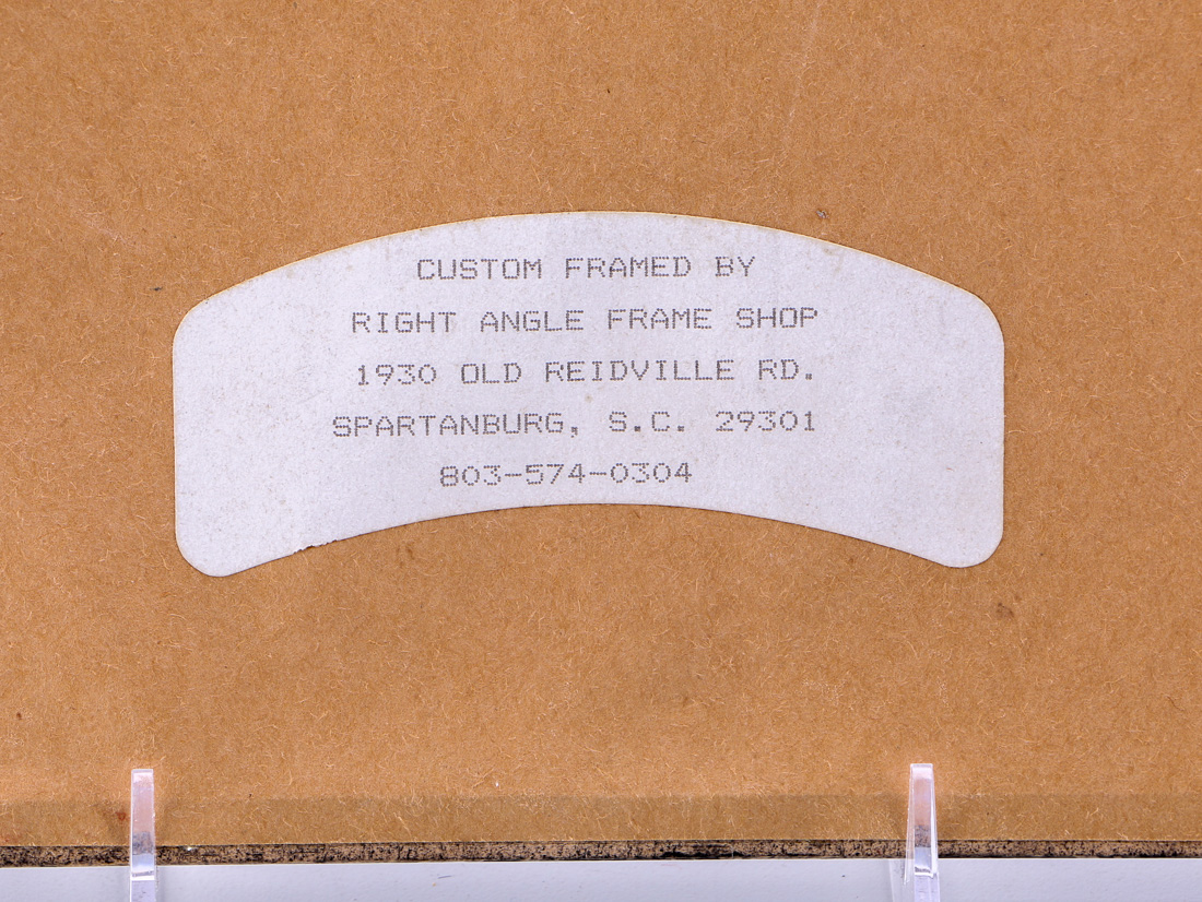 Bev Moore Framed Serigraph "Plant Forms" 1983