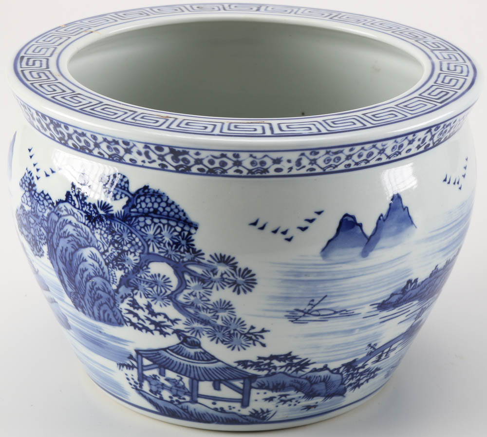 Collection of Chinese Porcelain Pots and Stands