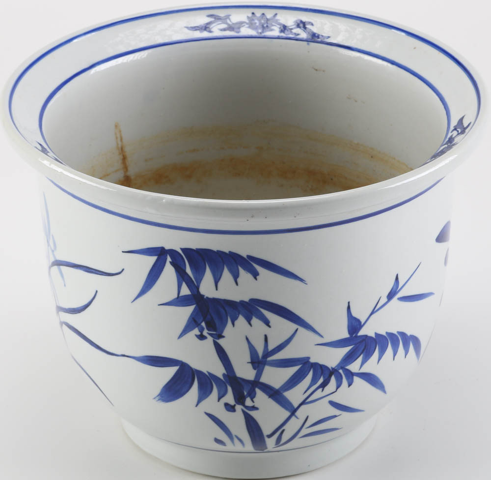 Collection of Chinese Porcelain Pots and Stands