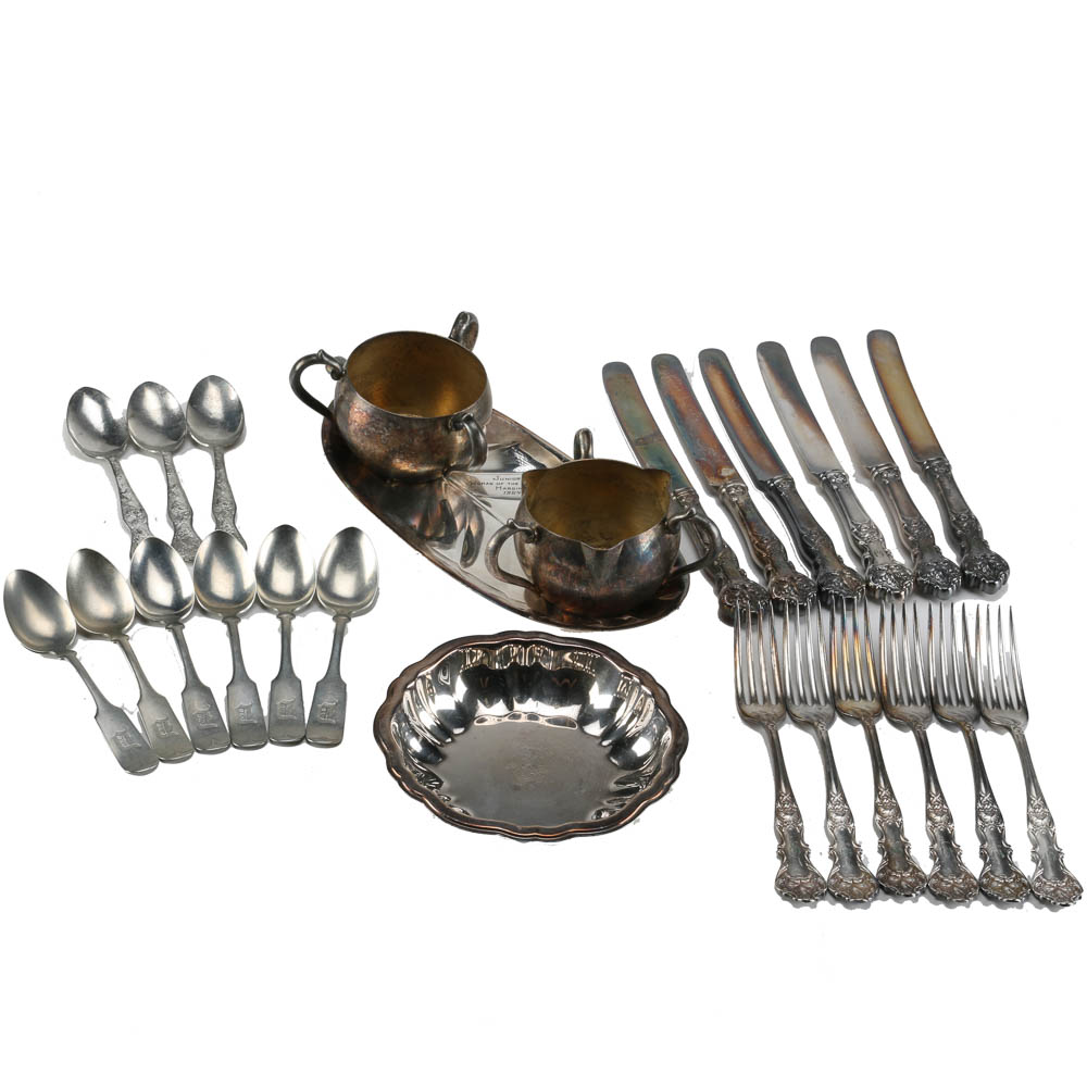 Assortment of Silver Plate Items