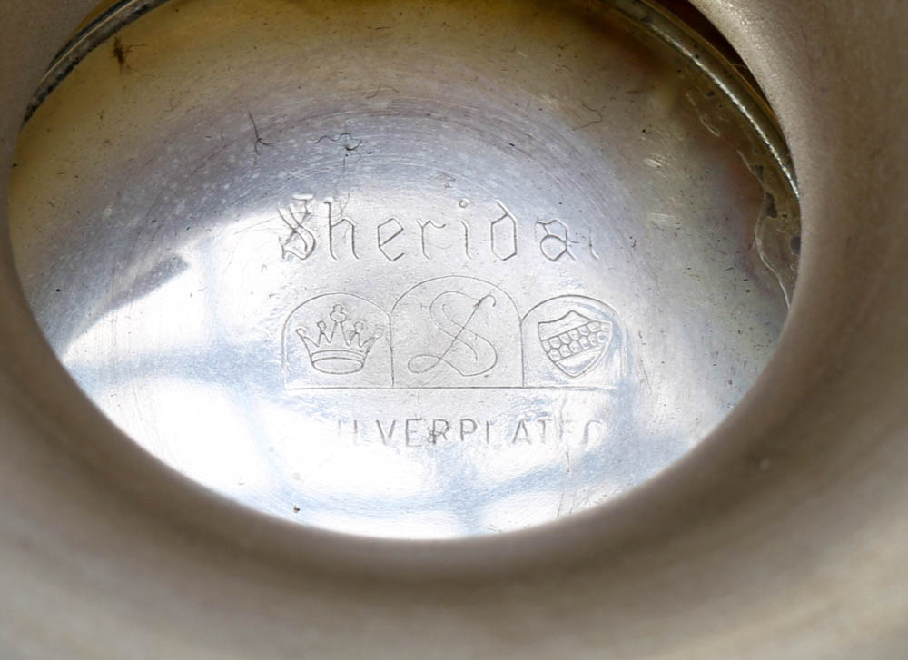 Sheridan Silver Plate Champagne Bucket Set