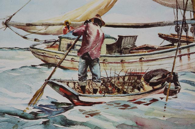 Three Phil Brinkman Watercolor Reproduction Prints