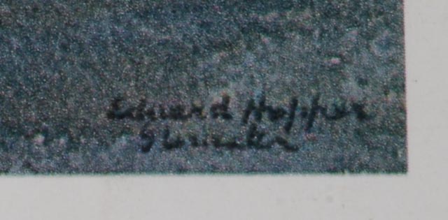 Four Unframed Edward Hopper Watercolor Reproduction Prints