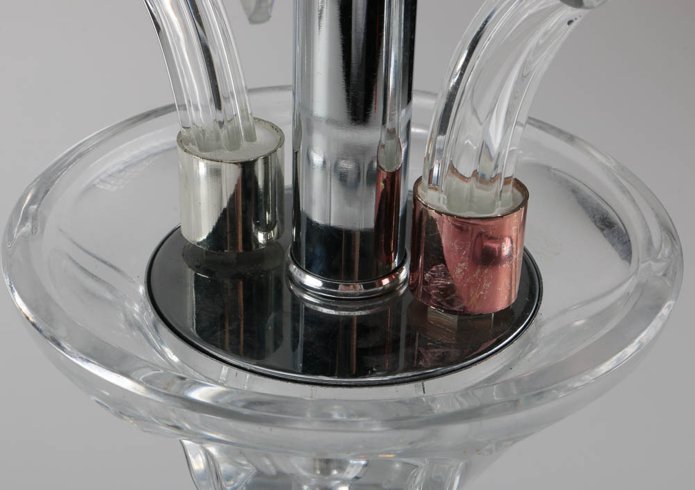 Pair of Crystal Candelabras