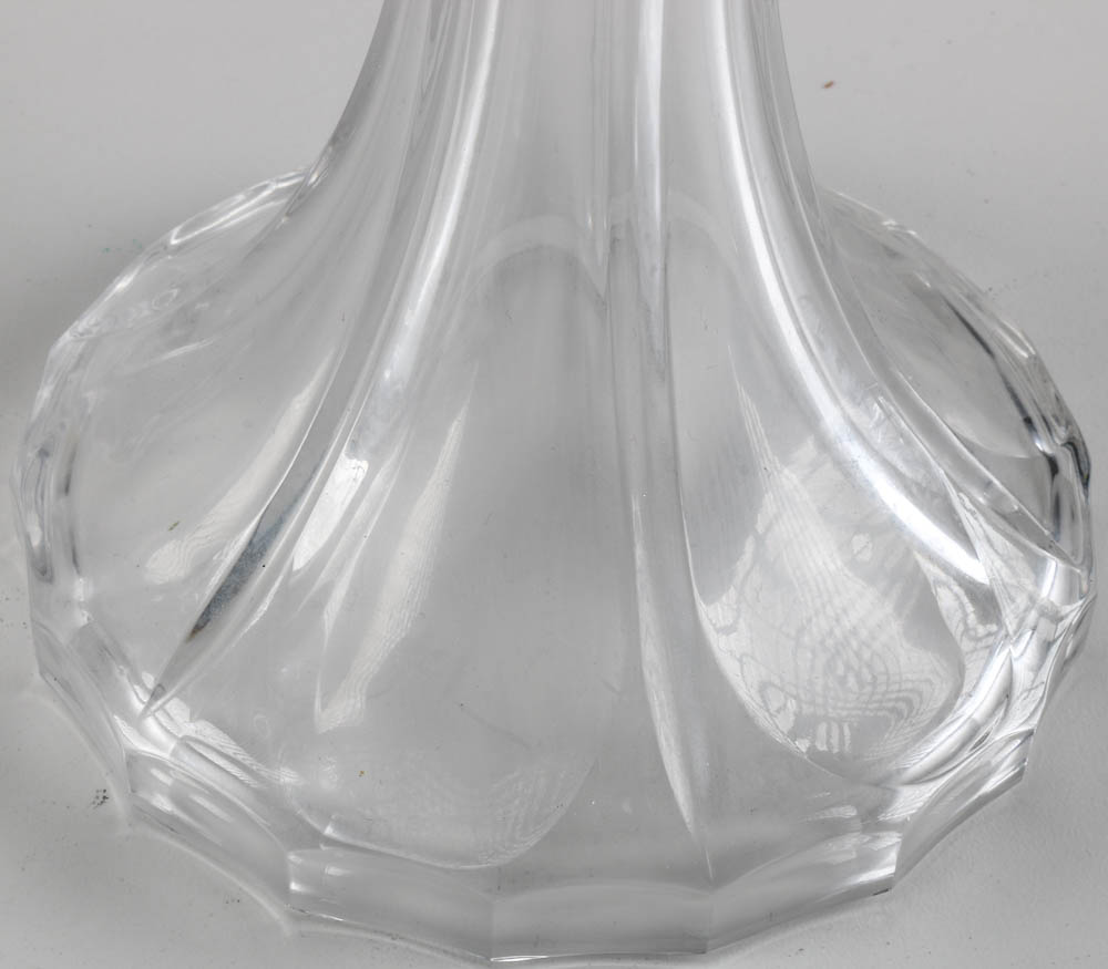 Pair of Crystal Candelabras