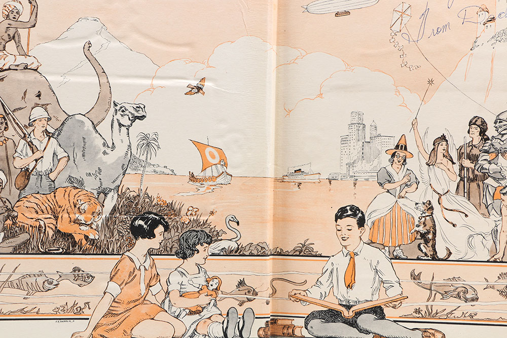 Complete Set of 1930s "Our Wonder World" Books